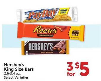 Safeway Hershey's King Size Bars offer