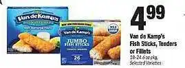 Sentry Van De Kamp's Fish Sticks, Tenders Or Fillets offer