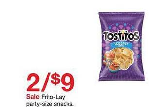 Target Fritolay Partysize Snacks offer