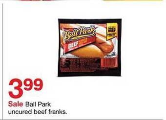 Target Ball Park Uncured Beef Franks offer