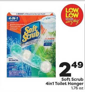Weis Markets Soft Scrub 4in1 Toilet Hanger offer