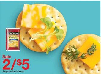 Target Sargento Sliced Cheese offer