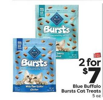 Weis Markets Blue Buffalo Bursts Cat Treats offer