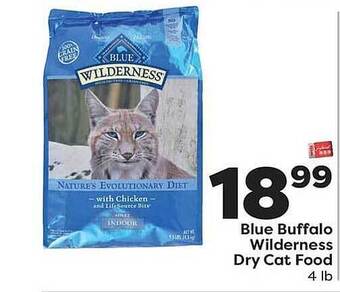 Weis Markets Blue Buffalo Wilderness Dry Cat Food offer