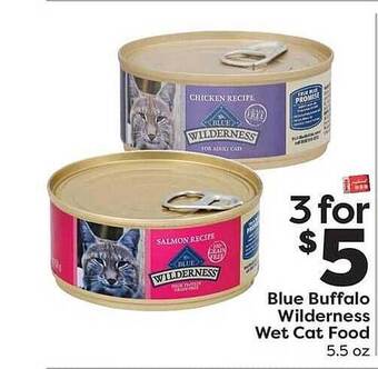 Weis Markets Blue Buffalo Wilderness Wet Cat Food offer