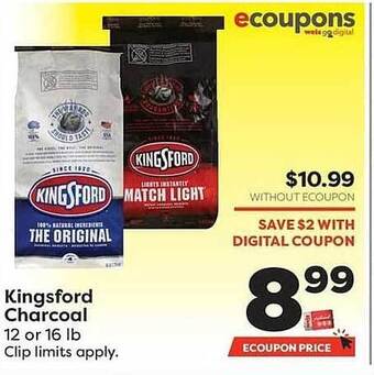 Weis Markets Kingsford Charcoal offer
