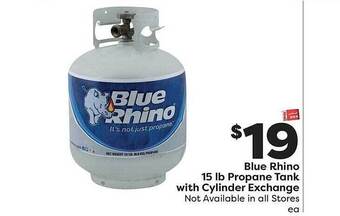 Weis Markets Blue Rhino 15 Lb Propane Tank With Cylinder Exchange offer