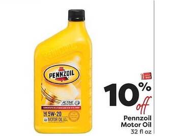 Weis Markets Pennzoil Motor Oil offer