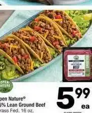 Albertsons Open Nature Lean Ground Beef offer