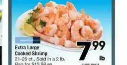 Albertsons Extra Large Cooked Shrimp offer