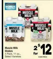 Albertsons Muscle Milk Shakes offer