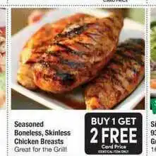 Albertsons Seasoned Boneless , Skinless Chicken Breasts offer