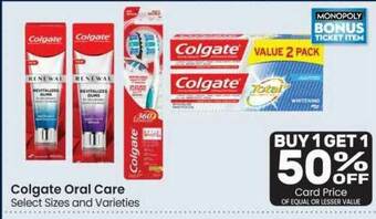 Albertsons Colgate Oral Care offer