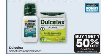 Albertsons Dulcolax offer