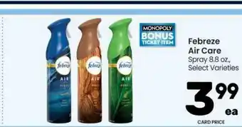 Albertsons Frebreze Air Care offer