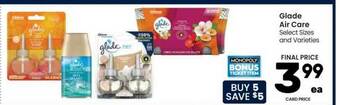 Albertsons Glade Air Care offer