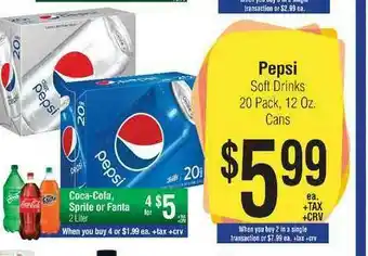 Big Saver Foods Pepsi offer