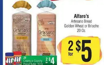 Big Saver Foods Alfaro's Arlesano Bread Golden Wheat Or Brioche offer