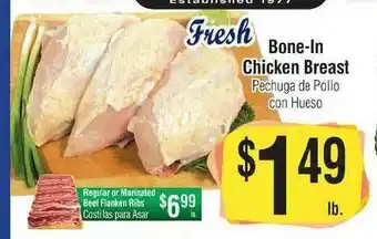 Big Saver Foods Bone-In Chicken Breast offer