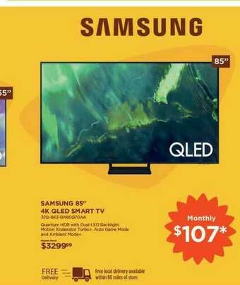 Curacao Samsung 85 offer