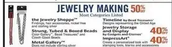 Hobby Lobby Jewelry Making 50% The Jewelry Shoppe Strung. Tubed & Boxed Beads Metal Gallery Timeline Storage And Display Impressart offer