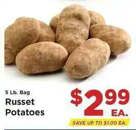 Homeland Market Russet Potatoes offer