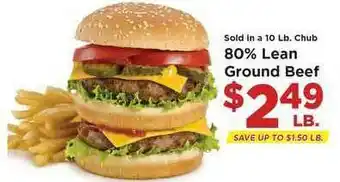 Homeland Market Lean Ground Beef offer