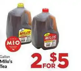Homeland Market Milo's Tea offer