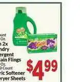 Luandry Gain Flings Fublic Softener Sheets