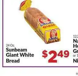 Homeland Market Sunbeam Giat White Bread offer