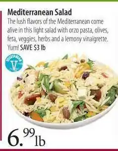 Market of Choice Mediterranean Salad offer