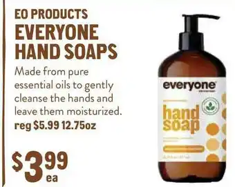 New Seasons Market EO Products Everyone Hand Soaps offer