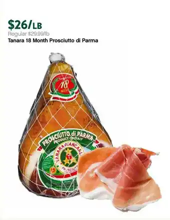 Plum Market Tanara 18 Month Prosciutto Di Parma offer