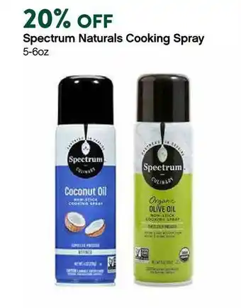 Spectrum Naturals Cooking Spray