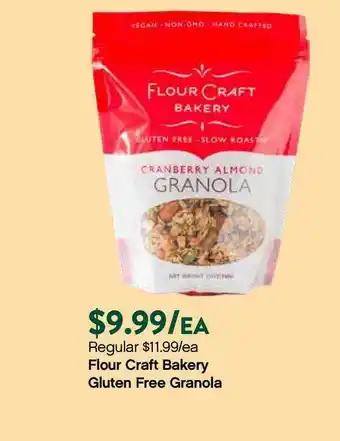 Flour Craft Bakery Gluten Free Granola
