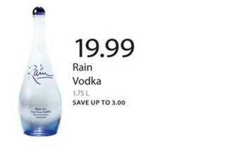 Publix Rain Vodka 1.75L offer