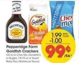 Ralphs Pepperidge Farm Goldfish Crackers offer