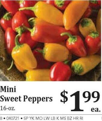 Rosauers Mini Sweet Peppers offer