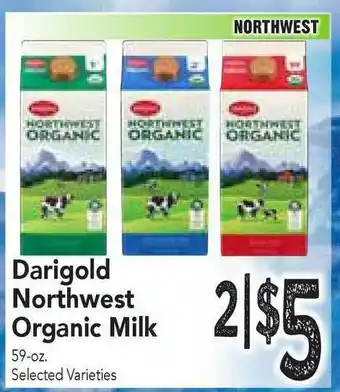 Rosauers Darigold Northwest Organic Milk offer