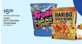 Rite Aid Large Non-chocolate Candy Bags offer
