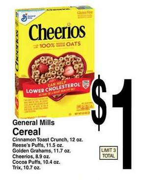 Super Saver General Mills Cereal offer