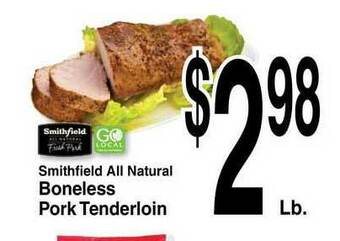 Super Saver Boneless Pork Tenderloin offer