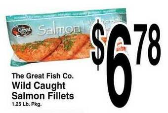 Super Saver Wild Caught Salmon Fillets offer