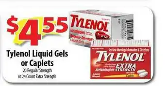 Tylenol Liquid Gels Or Caplets