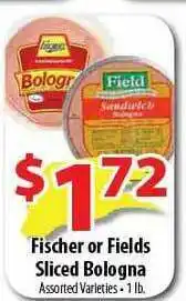 Wholesale Food Outlet Fischer Or Fields Sliced Bologna offer
