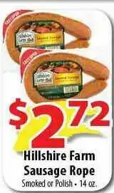 Wholesale Food Outlet Hillshire Farm Sausage Rope offer