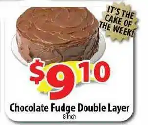 Chocolate Fudge Double Layer