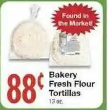 Amigos United Bakery Fresh Flour Tortillas offer