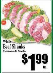 Baja Ranch Whole Beef Shanks offer