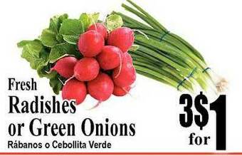 Baja Ranch Radishes Or Green Onions offer